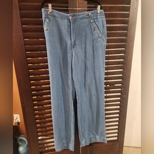Sundance Denim Blue Straight Leg Jeans